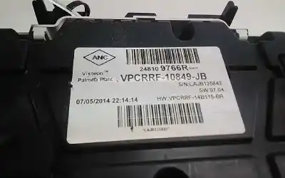 Peça sobressalente para automóvel em segunda mão quadrante por renault clio iv limited referências oem iam 248109766r  