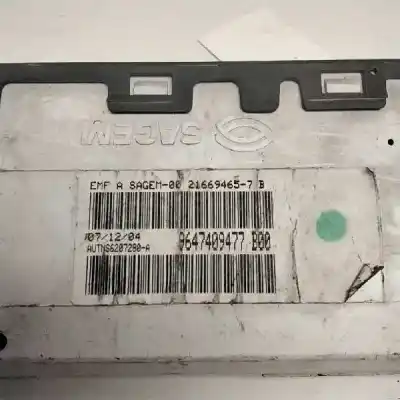 Second-hand car spare part multifunction display for citroen c3 collection oem iam references 9647409477  