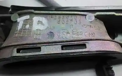 Second-hand car spare part exterior right rear door handle for seat leon (1p1) reference oem iam references 1p0839206  