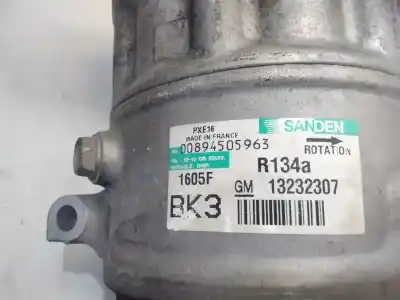 Second-hand car spare part air conditioning compressor for opel insignia berlina cosmo oem iam references 13232307  