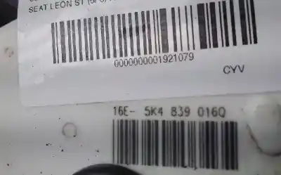 Second-hand car spare part rear right door lock for seat leon st (5f8) reference connect oem iam references 16e5k4839016q  