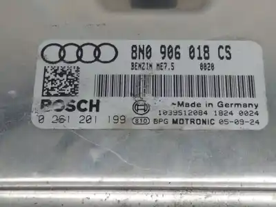 Pezzo di ricambio per auto di seconda mano centralina motore per audi a3 (8l) 1.8 t ambition plus quattro (132kw) riferimenti oem iam 0261201199  