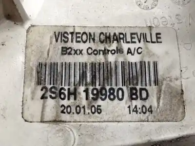 Second-hand car spare part climate control for ford fiesta (cb1) 1.4 tdci cat oem iam references 2s6h19980bd  