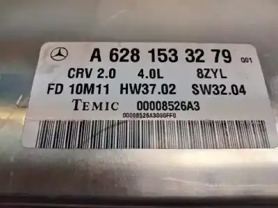 Second-hand car spare part ecu engine control for mercedes-benz clase m (w163) 400 cdi (163.128) oem iam references a6281533279  