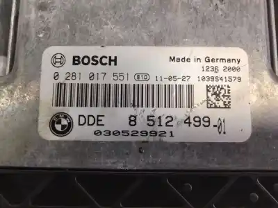 Second-hand car spare part ecu engine control for bmw serie 1 berlina (e81/e87) 116d oem iam references 851249901 030529921 0281017551