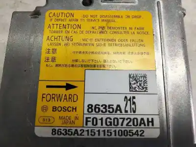 Pièce détachée automobile d'occasion boitier de commande d'airbag pour mitsubishi asx (ga0w) 1.8 di-d cat références oem iam 863a215 - f01g0720ah  