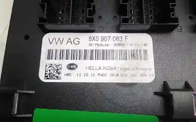 İkinci el araba yedek parçası bsi kontrol ünitesi için audi a1 (8x) 1.6 tdi 90 cv / 66 kw oem iam referansları 8x0907063f  