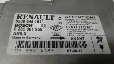 Автозапчастина б/у блок управління подушками безпеки для renault clio iii exception посилання на oem iam 8200645161  