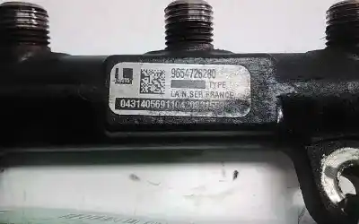 Pezzo di ricambio per auto di seconda mano rampa iniettori per peugeot 307 break/sw (s2) sw pack riferimenti oem iam 9654726280  
