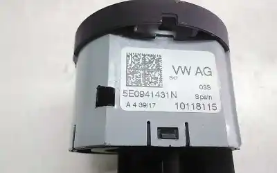 Second-hand car spare part headlights switch for skoda rapid active oem iam references 5e0941431n  