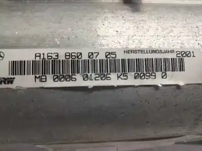 Recambio de automóvil de segunda mano de airbag cortina delantero derecho para mercedes clase m (w163) 400 cdi (163.128) referencias oem iam a1638600705  