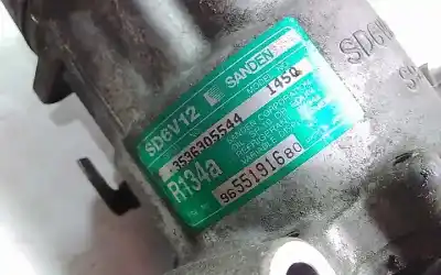 Peça sobressalente para automóvel em segunda mão compressor de ar condicionado a/a a/c por peugeot 1007 dolce referências oem iam 9655191680  