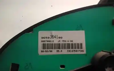 Peça sobressalente para automóvel em segunda mão quadrante por citroen berlingo 1.9 d multispace referências oem iam 9659364180  