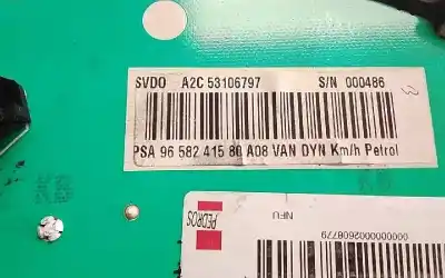 Peça sobressalente para automóvel em segunda mão quadrante por peugeot 1007 dolce referências oem iam 9658241580  