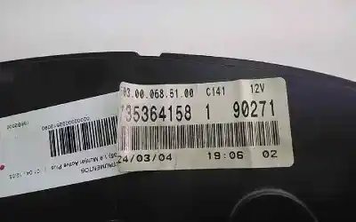 Автозапчасти б/у приборная доска за fiat idea (135) 1.9 multijet emotion (i) ссылки oem iam 735364158  