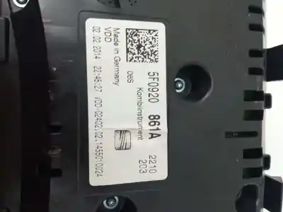 Peça sobressalente para automóvel em segunda mão quadrante por seat leon st (5f8) reference referências oem iam 5f0920861a  