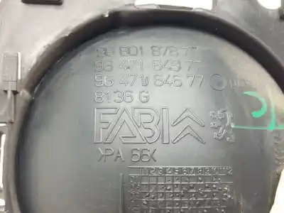 Peça sobressalente para automóvel em segunda mão puxador interior traseiro esquerdo por citroen c3 1.4 premier referências oem iam 9680187877  