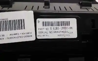 Автозапчастина б/у клімат-контроль для ford ka+ essential посилання на oem iam g1b519980aa  