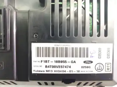Peça sobressalente para automóvel em segunda mão display gps / multimídia por ford ecosport titanium referências oem iam f1bt18b955ga  