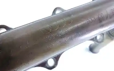 Pezzo di ricambio per auto di seconda mano collettore di scarico per audi q7 (4m) 3.0 tdi quattro riferimenti oem iam 059253by0 2803170385 033cc