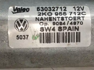 Автозапчастина б/у двигатель заднього склоочисника для volkswagen caddy ka/kb (2k) furg. посилання на oem iam 2k0955712c  
