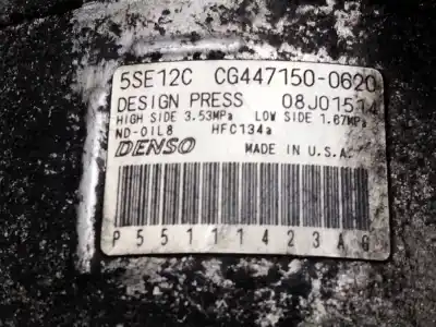 Second-hand car spare part air conditioning compressor for dodge avenger 2.0 16v crd cat oem iam references cg4471500620  