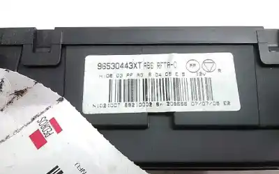 Peça sobressalente para automóvel em segunda mão comando de sofagem (chauffage / ar condicionado) por peugeot 1007 dolce referências oem iam 96530443xt  
