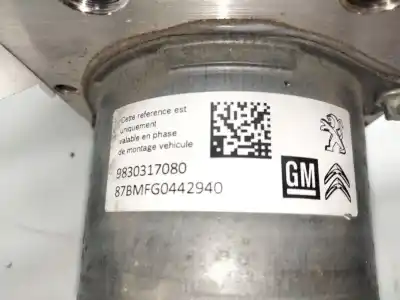 Peça sobressalente para automóvel em segunda mão abs por citroen c4 cactus 1.2 12v e-thp referências oem iam 39181765  0265956240