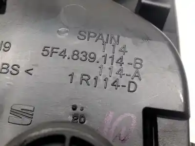 Second-hand car spare part interior right rear handle for seat ateca (kh7) style oem iam references 5f4839114b  