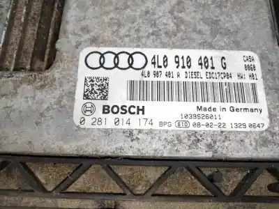 Pièce détachée automobile d'occasion calculateur moteur ecu pour audi q7 (4lb) 3.0 tdi quattro références oem iam 4l0910401g  0281014174