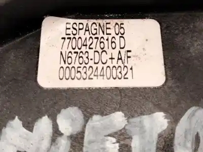Автозапчастина б/у передня ліва подушка безопасности для renault megane i scenic (ja0) 1.9 dti diesel cat посилання на oem iam 7700427616d  