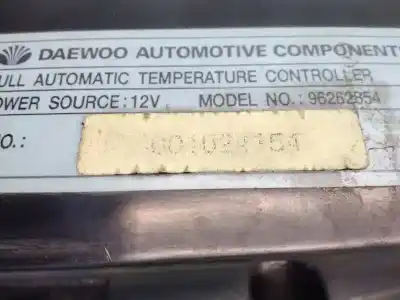 Peça sobressalente para automóvel em segunda mão comando de sofagem (chauffage / ar condicionado) por daewoo tacuma cdx referências oem iam 96262846  