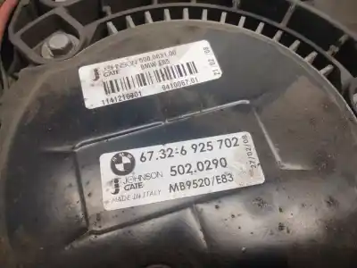 Pezzo di ricambio per auto di seconda mano elettroventola per bmw x3 (e83) 2.0 turbodiesel cat riferimenti oem iam 6925702  