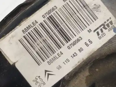 Автозапчастина б/у гальмівний серво для citroen c4 cactus feel посилання на oem iam 9811514380  