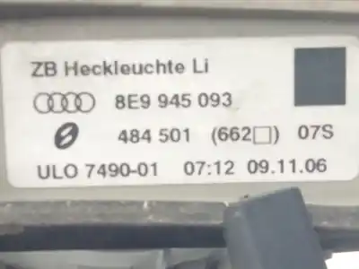 Автозапчасти б/у левый задний фонарь в двери за audi a4 avant (8e) 2.0 tdi ссылки oem iam 8e9945093  