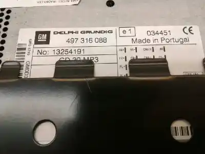 Автозапчастина б/у аудіо система / радіо cd для opel corsa d catch me посилання на oem iam 497316088  13254191