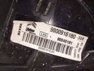 Автозапчастина б/у лівий ход ліхар для citroen c4 cactus feel посилання на oem iam 9800916180  