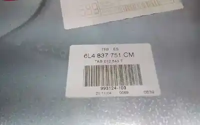 Pezzo di ricambio per auto di seconda mano alzacristalli anteriore sinistro per seat cordoba berlina (6l2) fresh riferimenti oem iam 6l4837751cm  