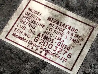 Second-hand car spare part air conditioning compressor for mazda 5 berl. (cr) 2.0 crtd active+ (105kw) oem iam references g2003276  h12a1ae4dc