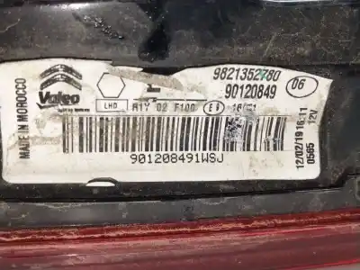 Автозапчасти б/у левый задний фонарь в двери за citroen c4 cactus 1.2 12v e-thp ссылки oem iam 9821352780  