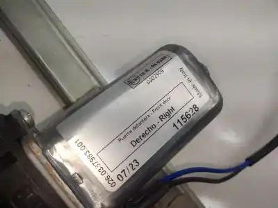 Second-hand car spare part passenger side right window regulator for renault modus 1.4 16v oem iam references 115628  