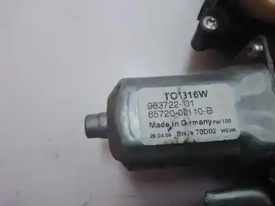 Second-hand car spare part driver left window regulator for toyota yaris (ksp9/scp9/nlp9) básico oem iam references 857200l110b  