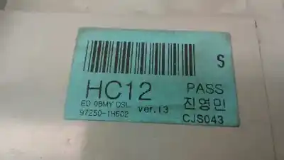 Peça sobressalente para automóvel em segunda mão comando de sofagem (chauffage / ar condicionado) por kia cee´d emotion referências oem iam 97250-1h602  