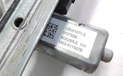 Автозапчастина б/у регулятор скла заднього правого для renault captur dynamique посилання на oem iam 128001071e  