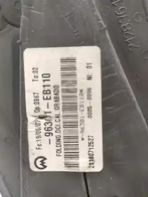 Second-hand car spare part right rearview mirror for nissan navara pick-up (d40m) 2.5 dci diesel cat oem iam references 21180712527  