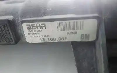 Pezzo di ricambio per auto di seconda mano radiatore d acqua per opel corsa c silverline riferimenti oem iam 12100381  