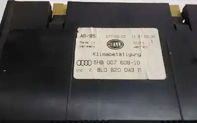 Pezzo di ricambio per auto di seconda mano controllo climatico per audi a3 (8l) 1.8 ambiente riferimenti oem iam 8l0820043m  