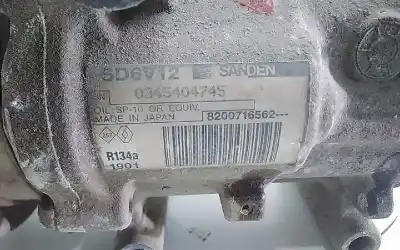 Second-hand car spare part air conditioning compressor for renault kangoo (f/kc0) express confort oem iam references 8200716562  