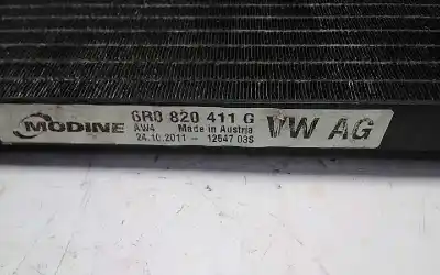 Автозапчастина б/у конденсат/радіатор кондиционера для audi a1 (8x) 1.6 tdi 90 cv / 66 kw посилання на oem iam 6r0820411g  