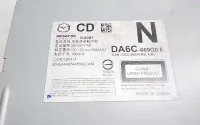 Автозапчастина б/у аудіо система / радіо cd для mazda cx-3 center-line посилання на oem iam da6c669g0e  